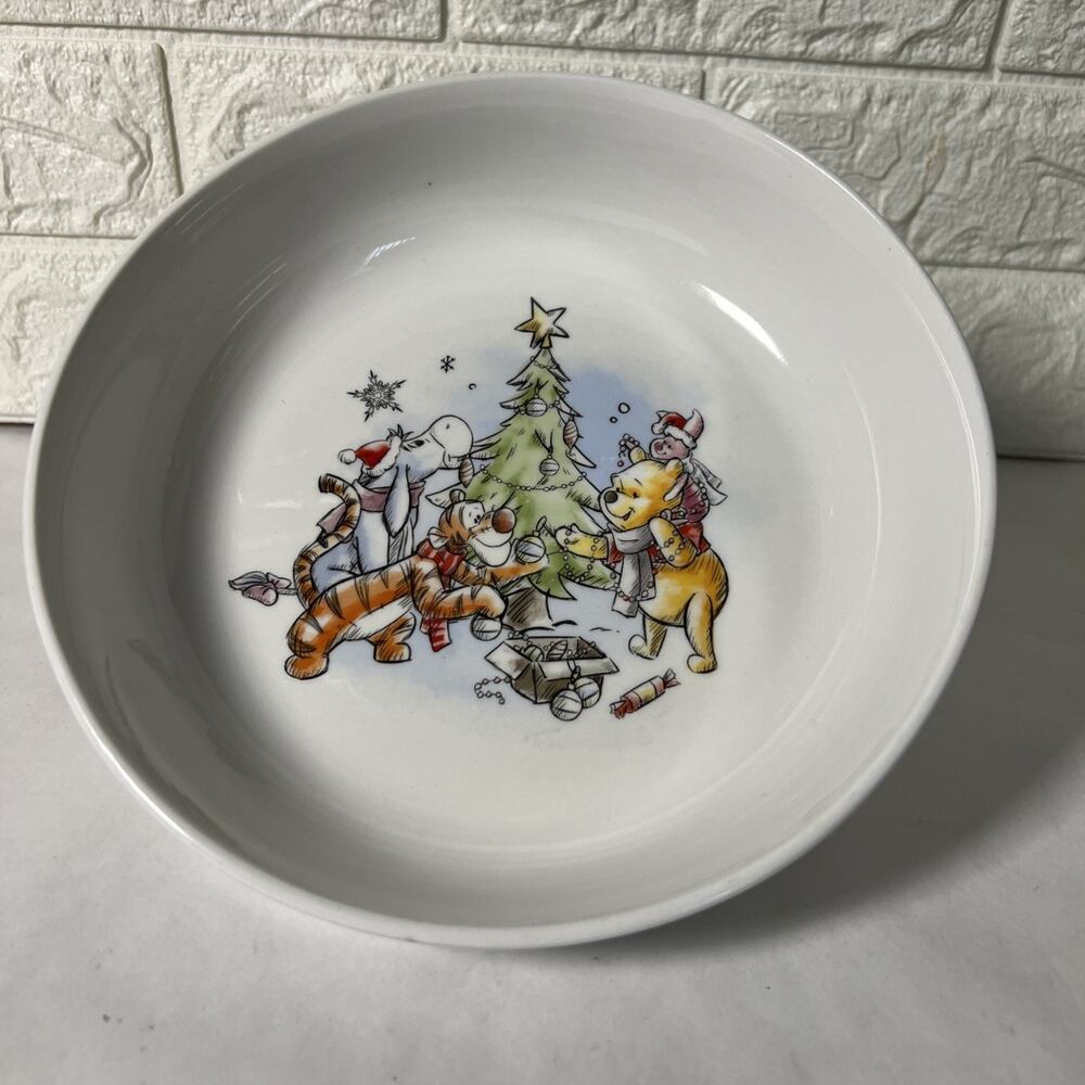 Disney Winnie the Pooh Bowl • Piglet & Tigger • 8.5” Vintage Ceramic